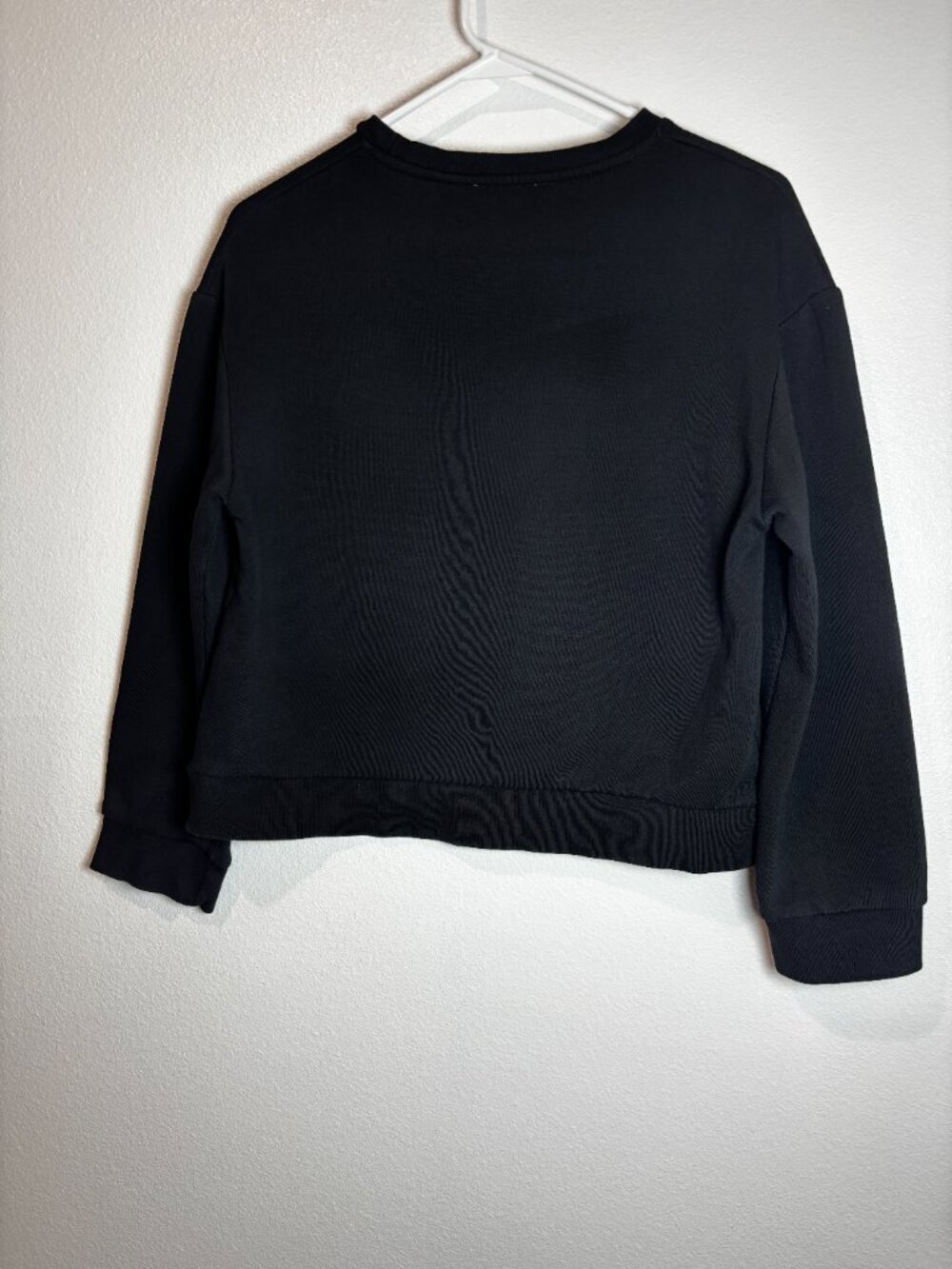 Zara Black Crop Sweater – Size M (Casual Style / Crop Top) - Picture 2 of 3